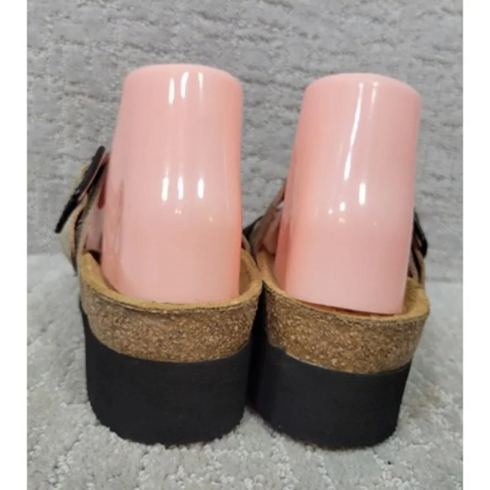 NAOT Juliette Women's Size EU 39 Beige/Beige Leather Strappy Sandals - Picture 8 of 12